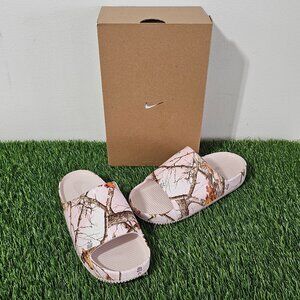 Nike Calm Real Tree Women's Slides - Silt Red/ Silt Red - Size 6 - IF5621-600